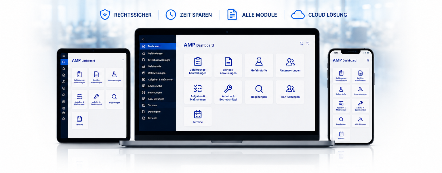 AMP – Arbeitsschutz-Management-Plattform der Bladeck GmbH